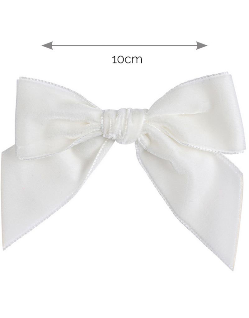 Condor Condor - gebroken wit haarspeld strik velours