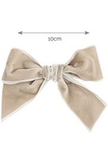 Condor Condor - beige haarspeld strik velours