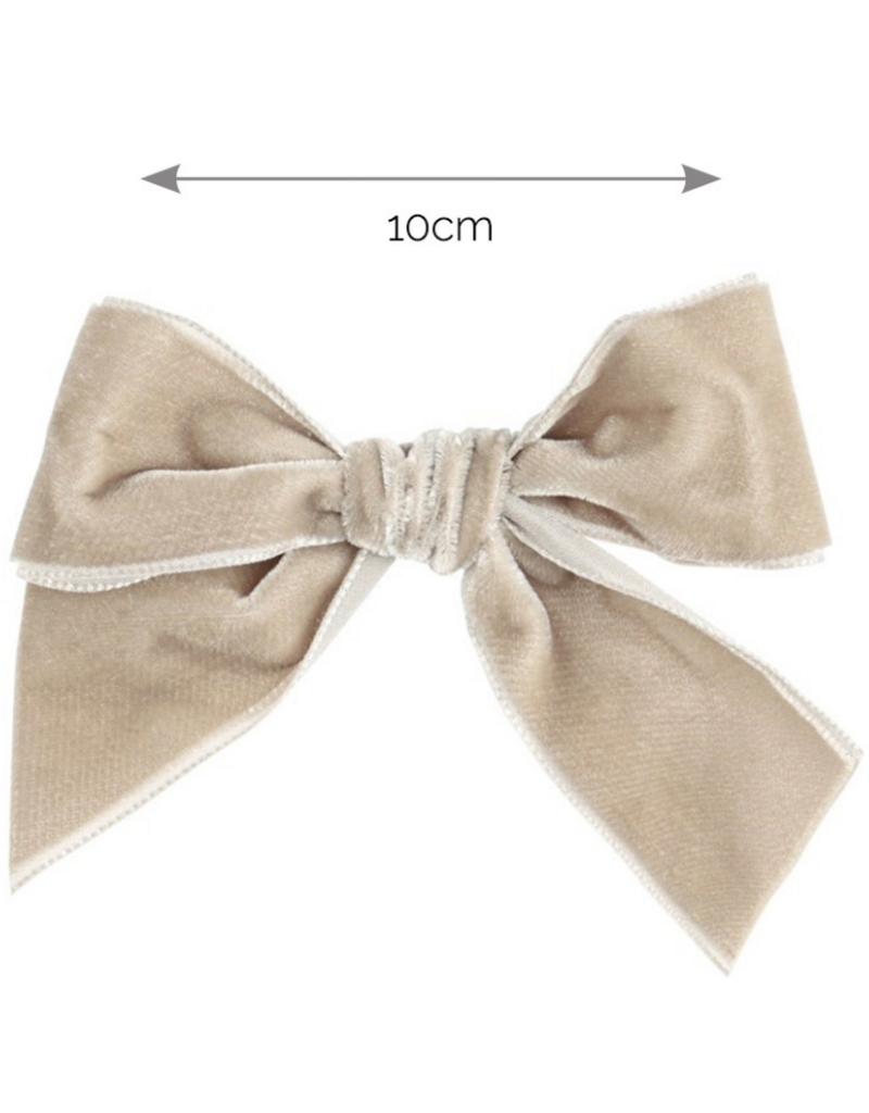 Condor Condor - beige haarspeld strik velours