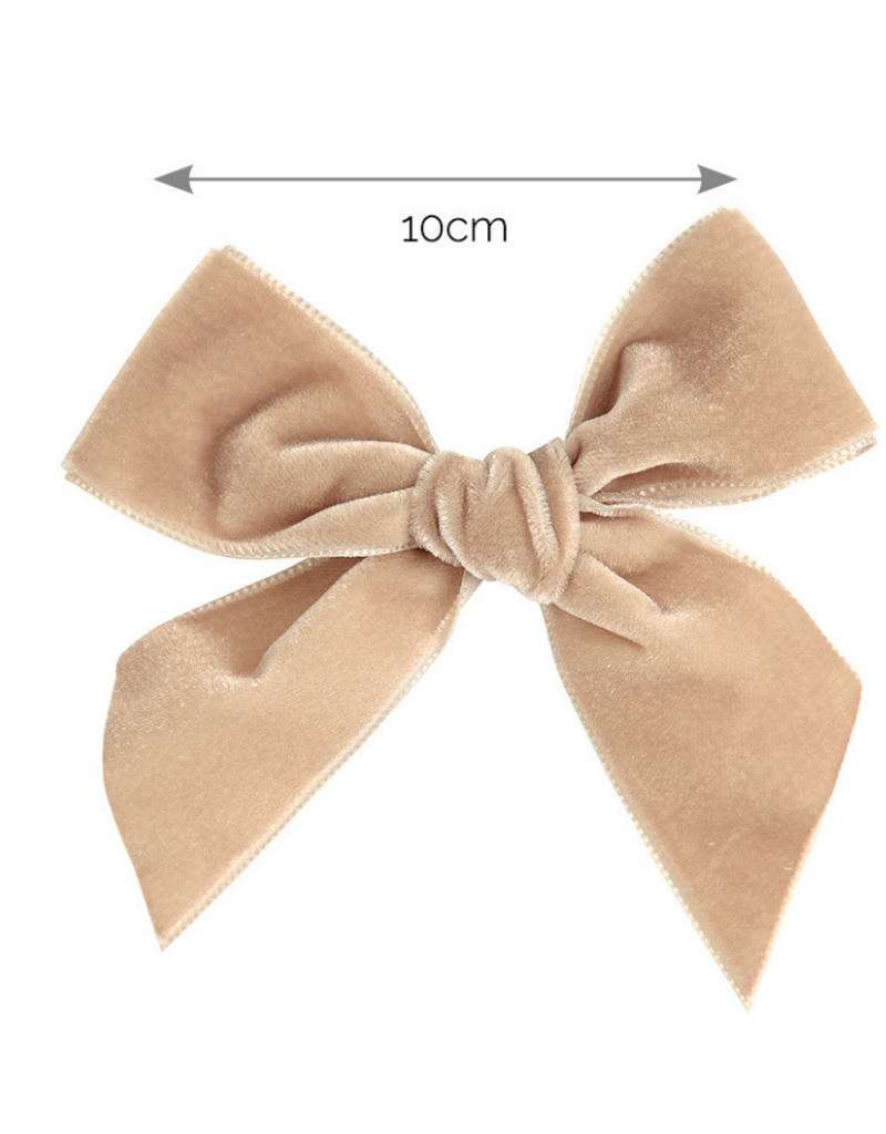 Condor Condor - taupe haar spelt strik velours