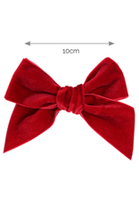 Condor condor - red velvet haarspeld strik verlours