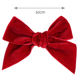 Condor condor - red velvet haarspeld strik verlours