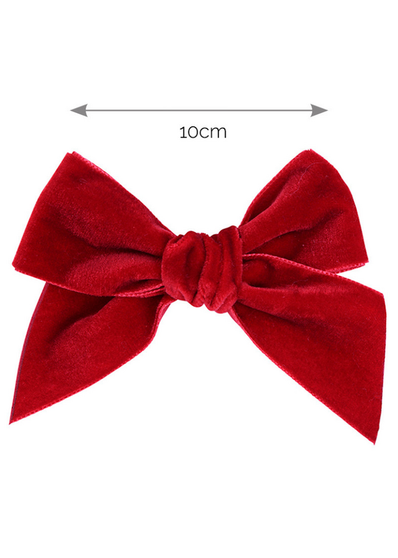 Condor condor - red velvet haarspeld strik verlours