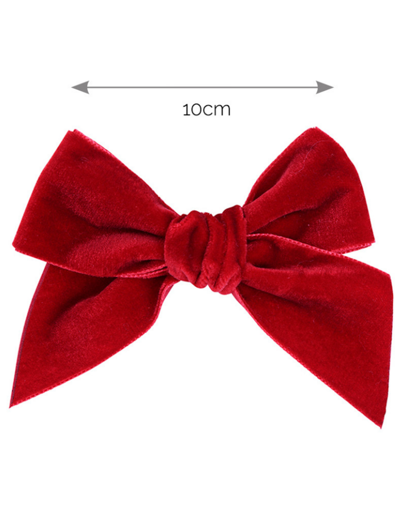 Condor condor - red velvet haarspeld strik verlours