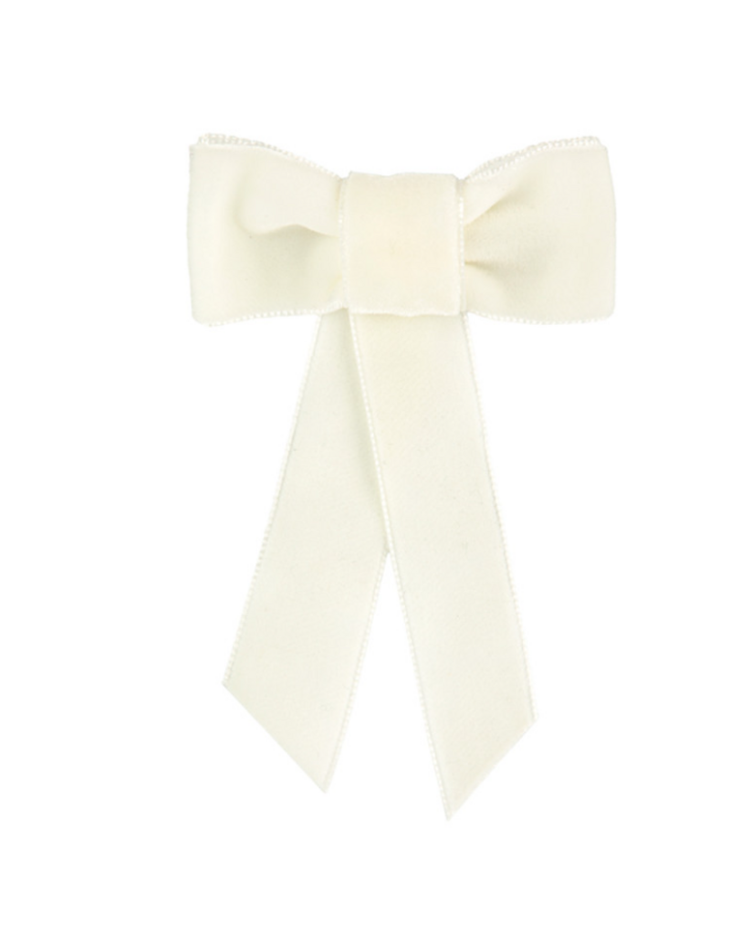 Condor condor - gebroken wit haarspeld lange strik verlours