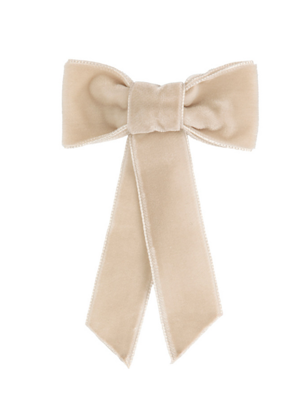 Condor condor - taupe haarspeld lange strik verlours