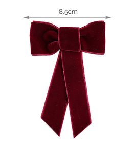 Condor condor - cherry red  haarspeld lange strik verlours