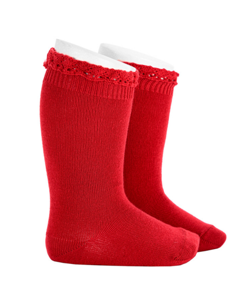 Condor Condor - kniekousen 578 red velvet