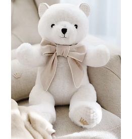 First First- Sisa/Zoë white teddy bear (37cm)
