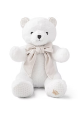First First- Sisa/Zoë white teddy bear (37cm)