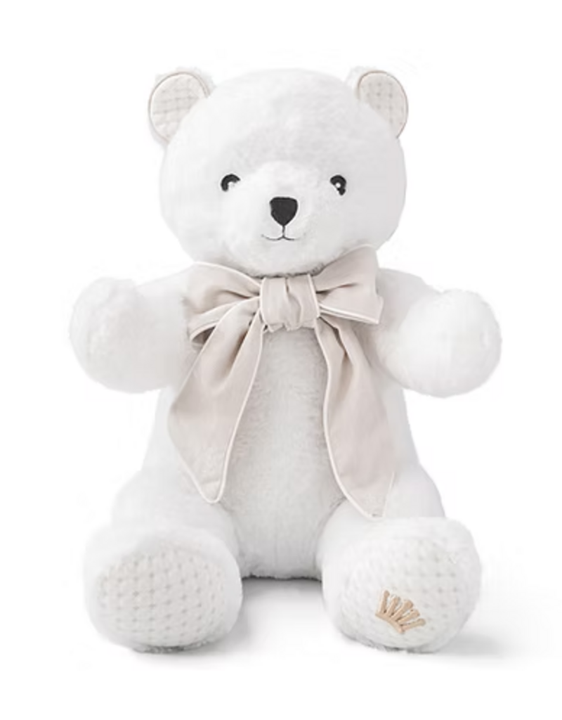 First First- Sisa/Zoë white teddy bear (37cm)