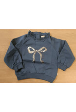 Your Wishes Your Wishes-ruffle sweater met glitterstrik