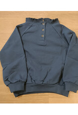 Your Wishes Your Wishes-ruffle sweater met glitterstrik