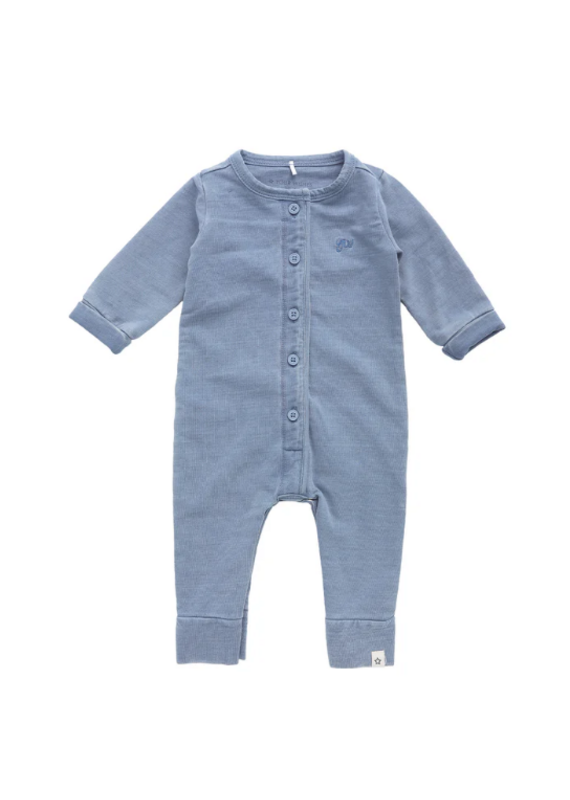 Your Wishes Your Wishes- onesie-knitted denim-jeansblauw