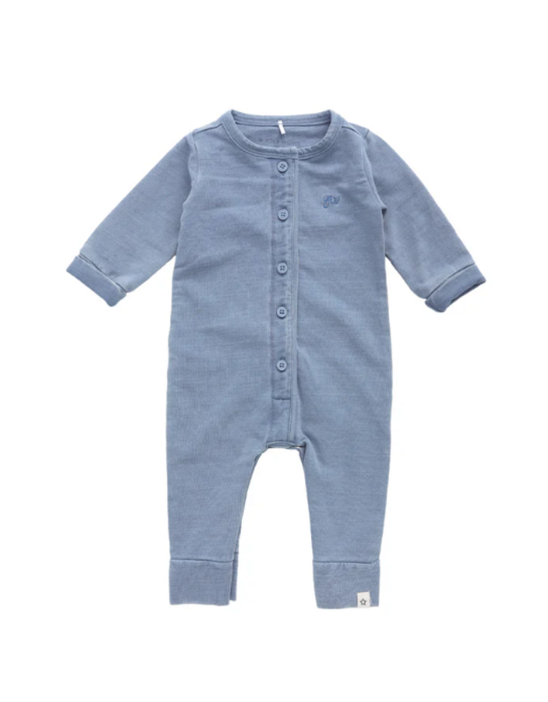 Your Wishes Your Wishes- onesie-knitted denim-jeansblauw