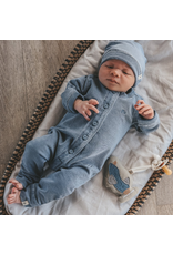 Your Wishes Your Wishes- onesie-knitted denim-jeansblauw