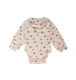 Your Wishes Your wishes - romper met ruffel hartjes