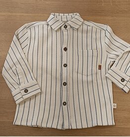 Your Wishes Your Wishes-stripe-relax shirt-hemd met streepje