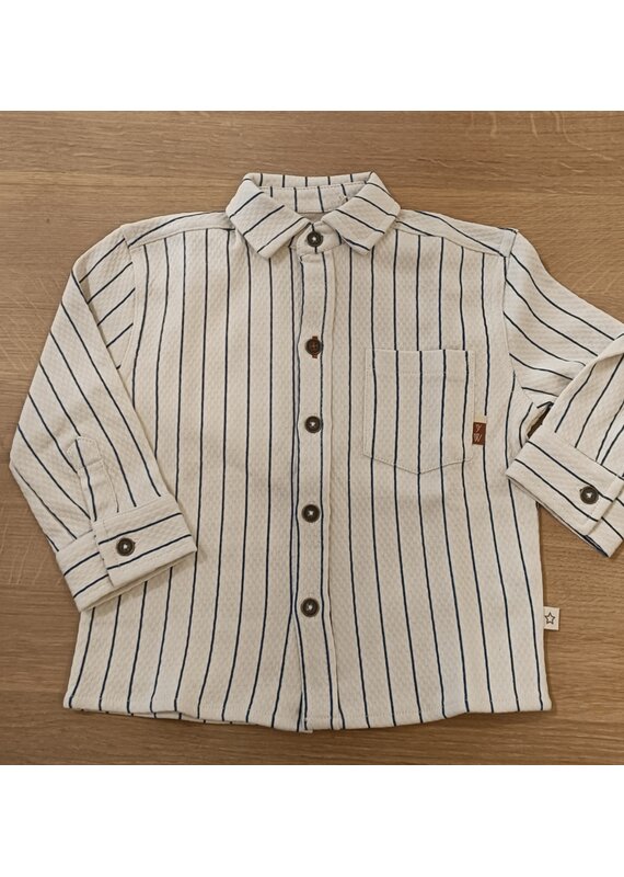 Your Wishes Your Wishes-stripe-relax shirt-hemd met streepje