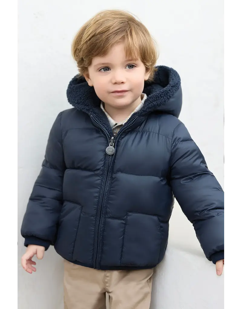 Tartine & Chocolat Tartine et Chocolat - omkeerbare marine blauwe pofjas