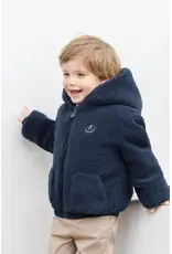 Tartine & Chocolat Tartine et Chocolat - omkeerbare marine blauwe pofjas