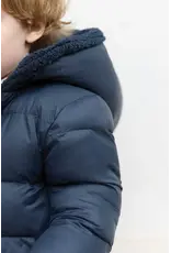 Tartine & Chocolat Tartine et Chocolat - omkeerbare marine blauwe pofjas