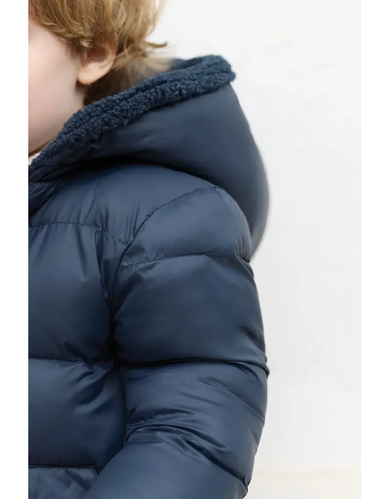 Tartine & Chocolat Tartine et Chocolat - omkeerbare marine blauwe pofjas