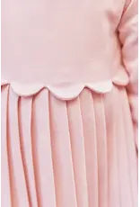 Tartine & Chocolat Tartine et Chocolat - roze kleed met geplooide rok