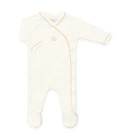 Poetree Kids Poetree - Kruippakje Teddy new born babypakje rib Crème
