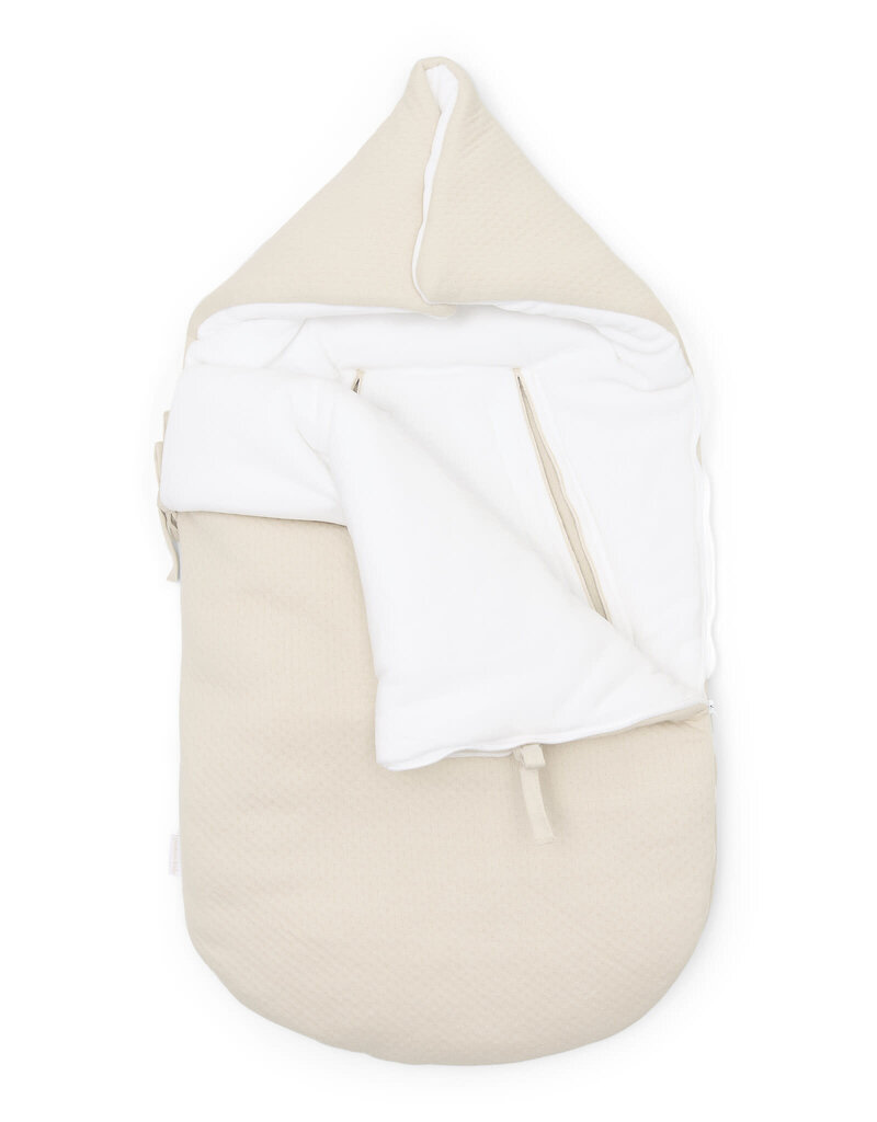 Poetree Kids Poetree - engelnest/voetenzak met 3/5 puntsgordel - little voyager (sand)