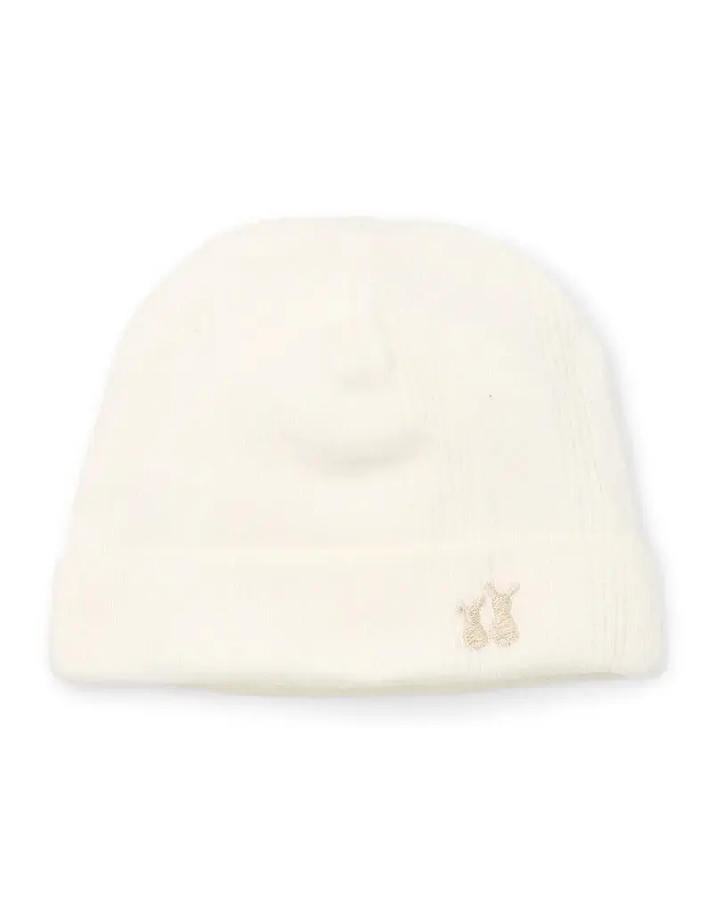 Poetree Kids Poetree - Teddy baby mutsje irregular rib Crème