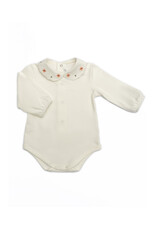 Barcellino Barcellino: body met bloemen kraag