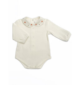 Barcellino body met bloemen kraag