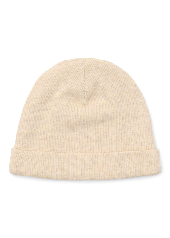 Poetree Kids Poetree- babymutsje Ollie-sand- 1-3M
