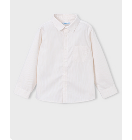 mayoral Mayoral - hemd streepjes latte
