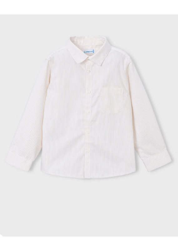 mayoral Mayoral - hemd streepjes latte
