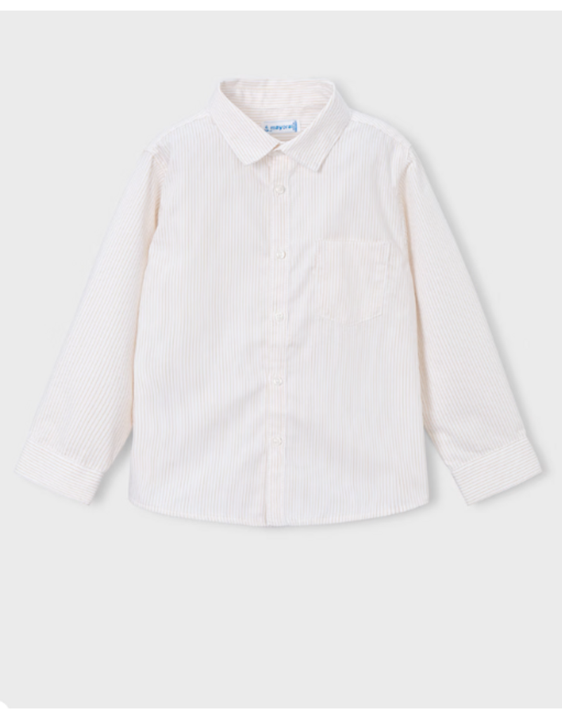 mayoral Mayoral - hemd streepjes latte