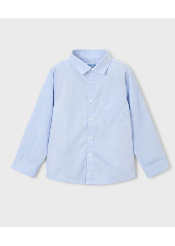 mayoral Mayoral - basic hemdje licht blauw