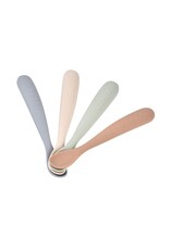 Beaba Beaba - 4 siliconen lepelset - natural
