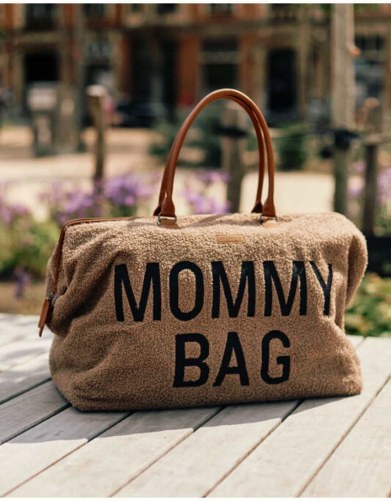 Childhome Mommy bag teddy zacht bruin