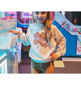 Your Wishes Your wishes -  trui lucky met opstaande kraag