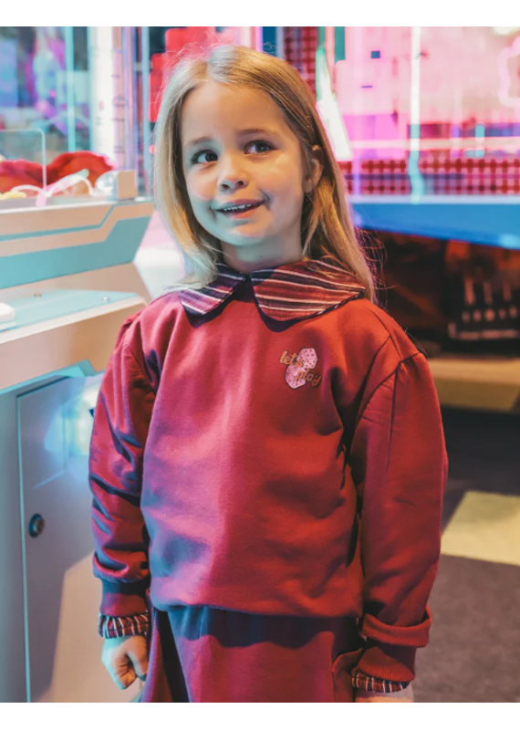 Your Wishes Bordeaux sweater - Let's play