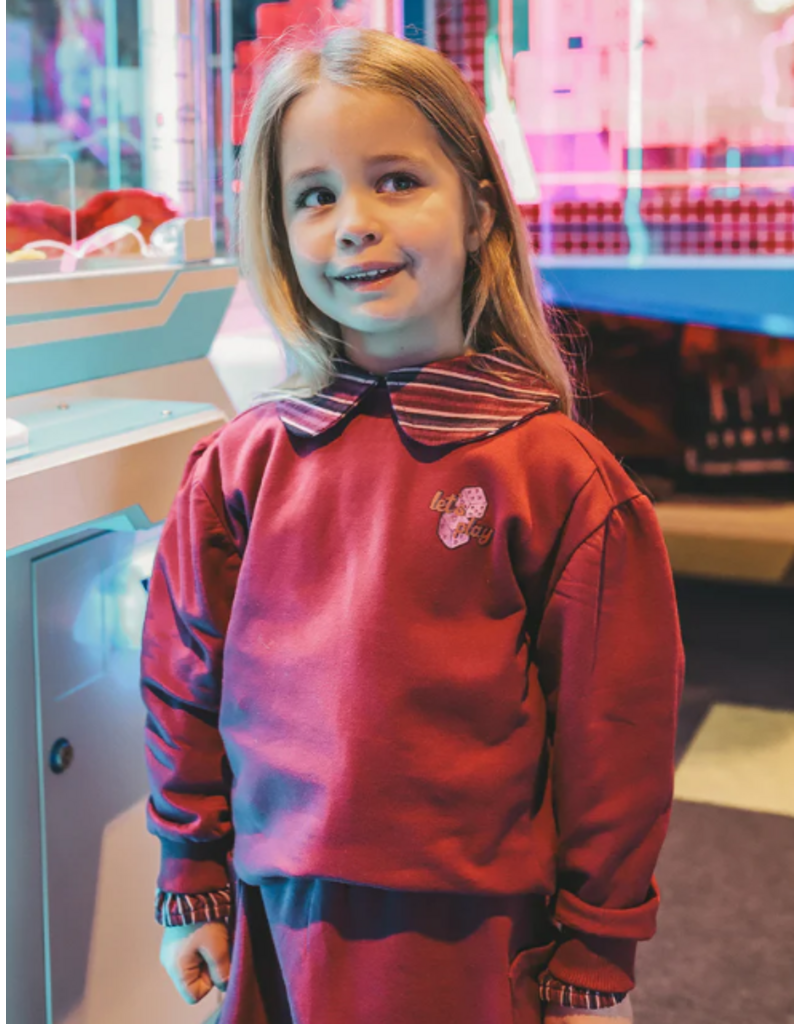 Your Wishes Bordeaux sweater - Let's play