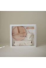 Mushie Mushie - silicone eetset pink flowers