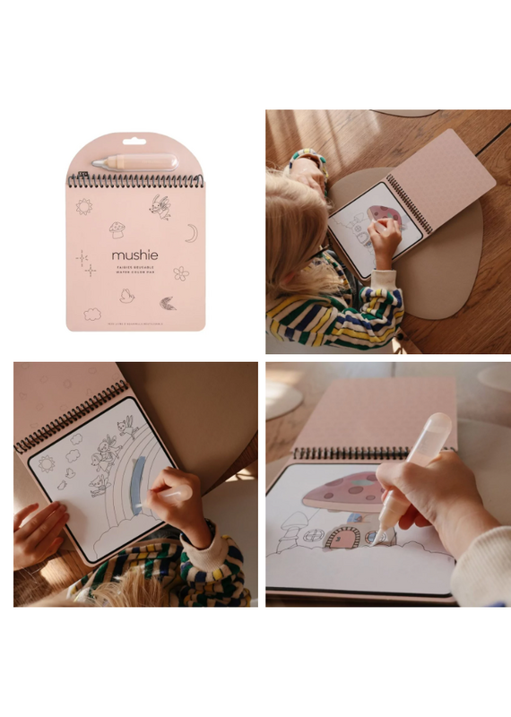 Mushie Mushie - fairies water kleurboekje