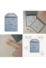 Mushie Mushie - vehicles water kleurboekje