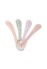 Set  4 lepels 1ste leeftijd cotton candy/barbe à papa