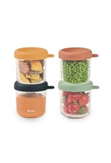 Beaba Béaba-set van 4 glazen potjes (4x250ml)
