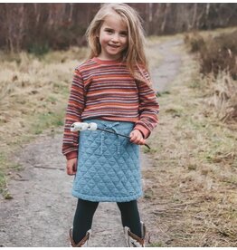 Your Wishes Quilted rok - denim