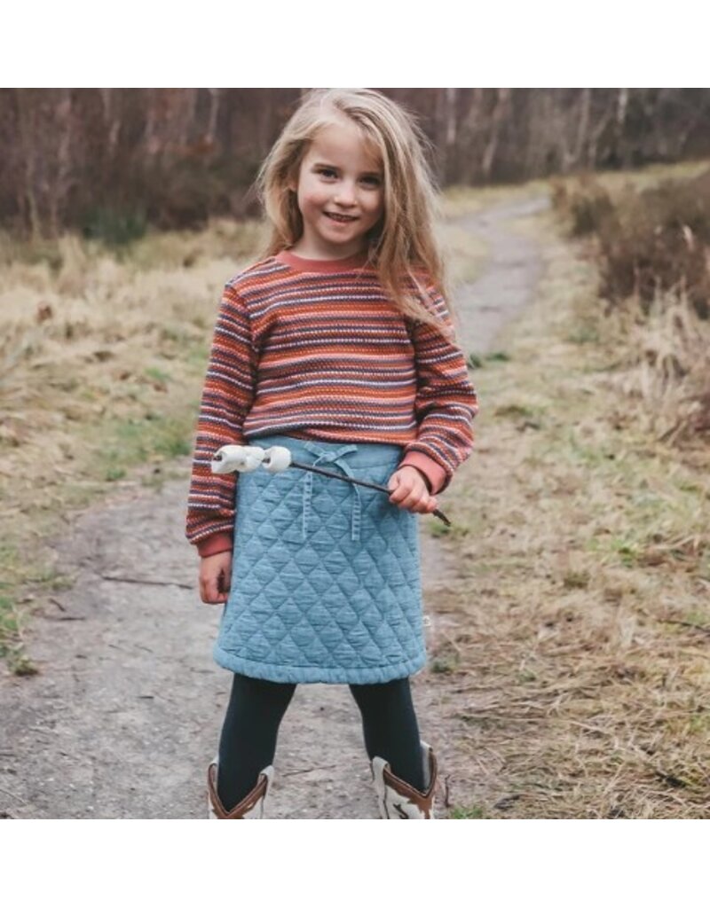 Your Wishes Quilted rok - denim